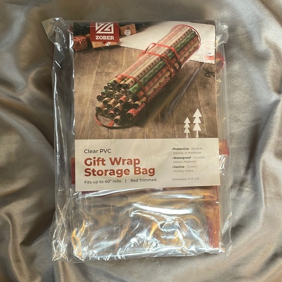 Party Supplies Clear Plastic Gift Wrap Organizer Poshmark